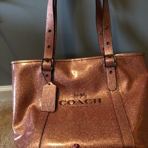 Sparkles pink coach bag